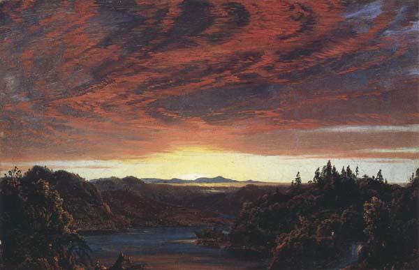Frederic E.Church Twilight,a Sketch Germany oil painting art